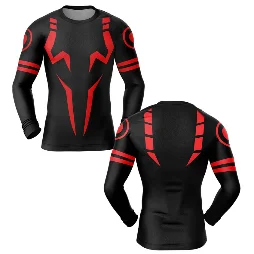 Anime Jujutsu Kaisen Compression T Shirt Men 3D Print Sukuna Breathable Football Fitness Tight Sportswear Quick Dry Riding Tops