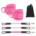 Ankle Straps Resistance Bands Set Fitness Workout Yoga Exercise Equipment Glutes Legs Strength Training for Gym Man Woman