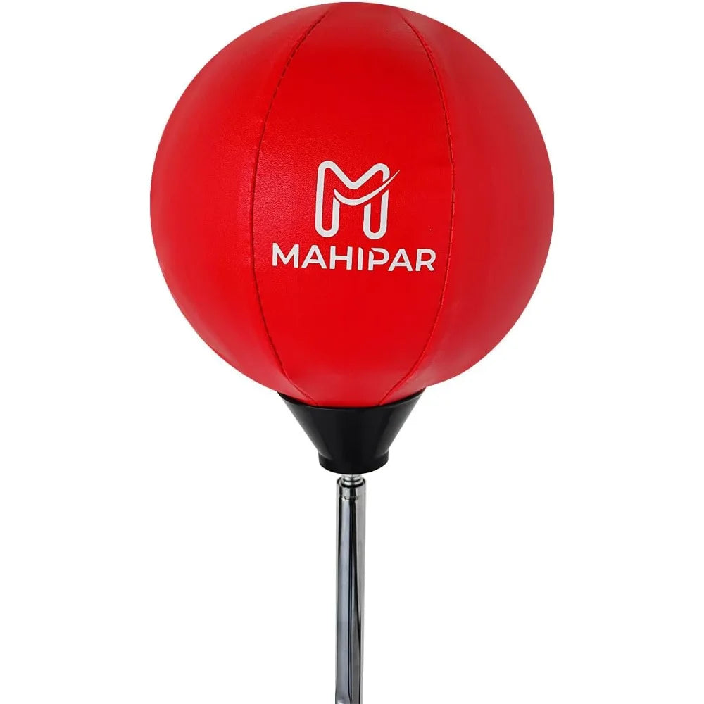 Punching Bag with Stand for Kickboxing, MMA & Reflex Training – Freestanding Heavy Bag Boxing Set with Speed Bag