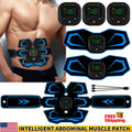 New USB Rechargeable EMS Muscle Stimulator ABS Arm 3 IN 1 Trainer Smart Wireless Fitness Abdominal Training Electric Body Slim