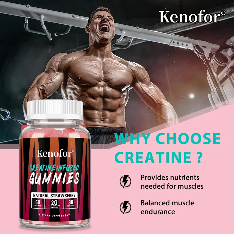 Creatine Monohydrate Gummies | 60 Count