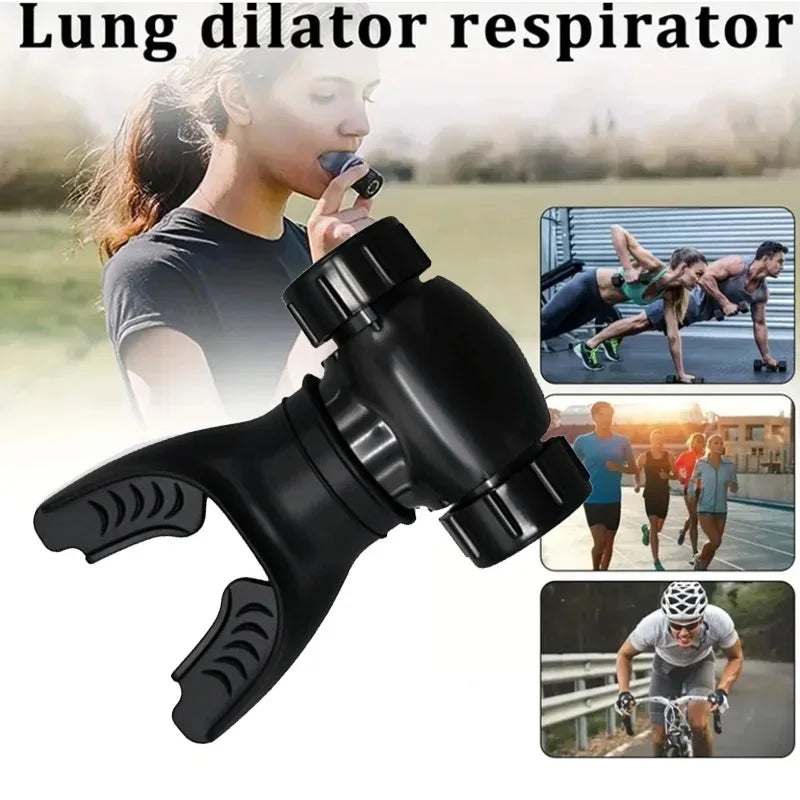 "Silicone respiratory muscle trainer adjustable"