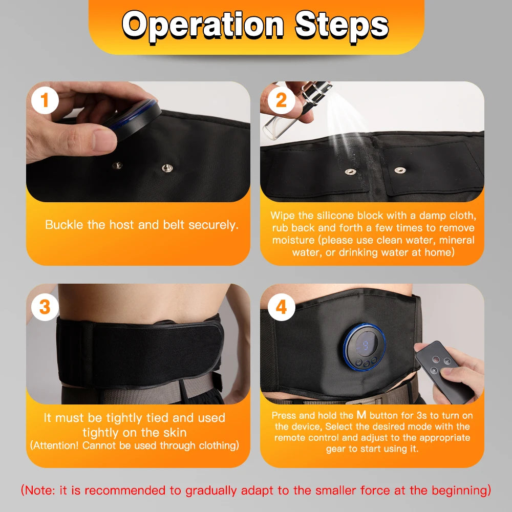 EMS Abs Trainer Belt Muscle Stimulator Anti Cellilute Abdomen Slimming Massager Myostimulator Body Sculpting Machine Fat Burner