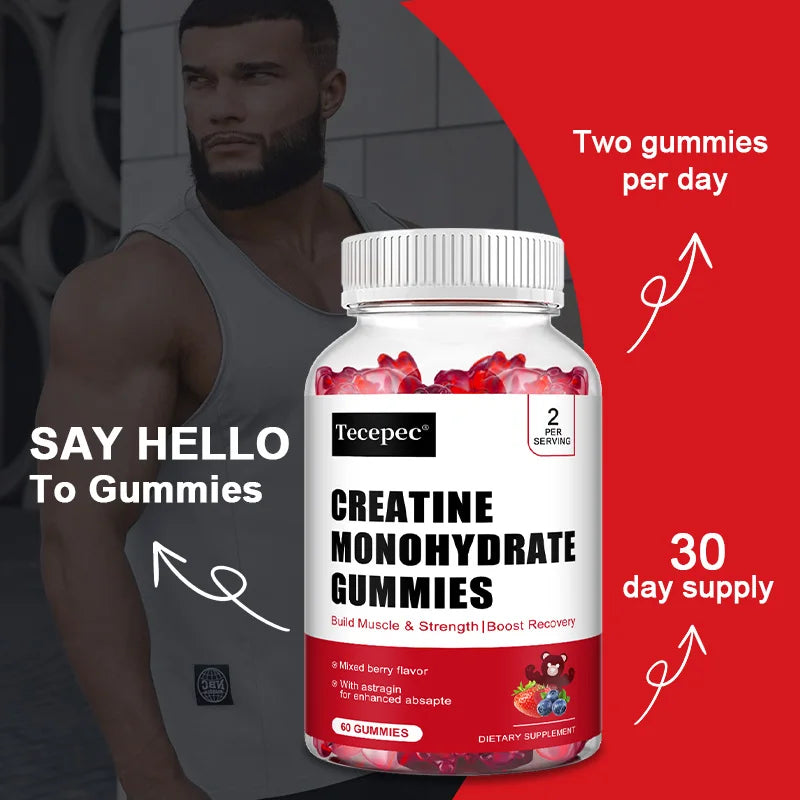 "Muscle performance creatine capsules"