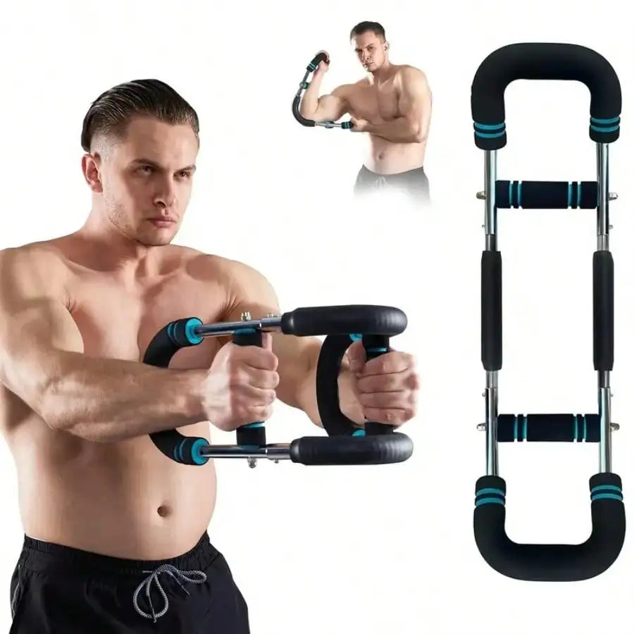 Adjustable Shaker Twister Arm Trainer, Chest & Forearm Workout Equipment, Home Fitness Strengthener for Arm Exercise