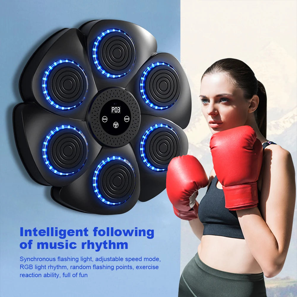 Smart Music Boxing Machine Home Wall Target Children's Strike Reaction Adjustable Indoor Electronic Target Sanda Training Device