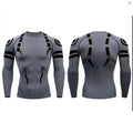 "Quick dry anime fitness rashguard men"
