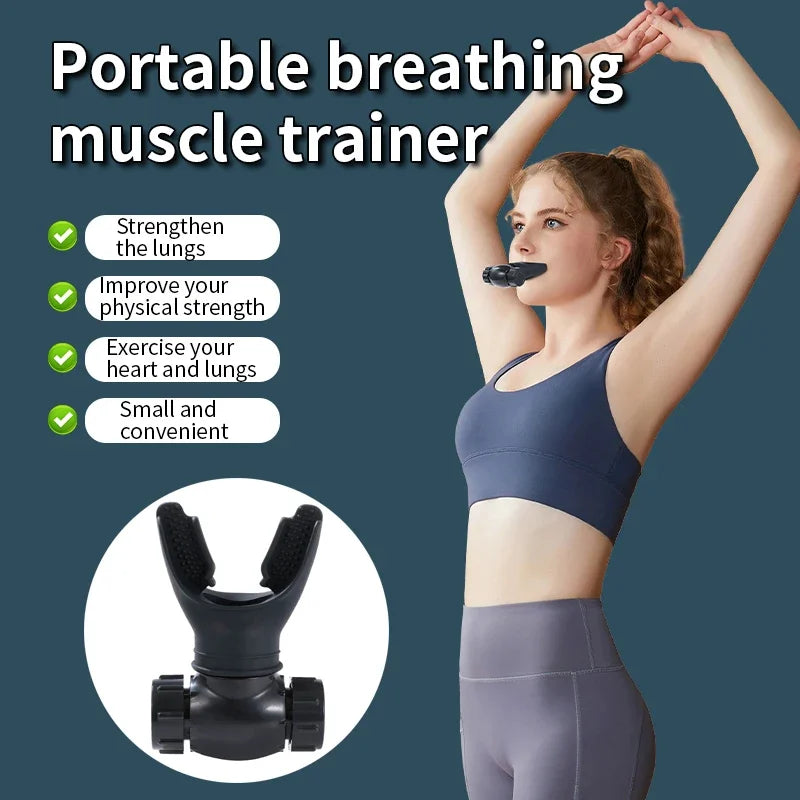 "Lung strength training device cardio fitness"